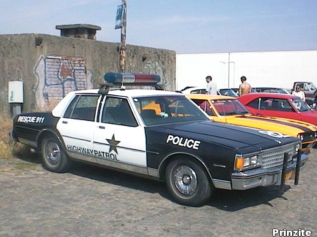 Chevrolet police car