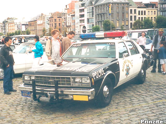 Chevrolet police car