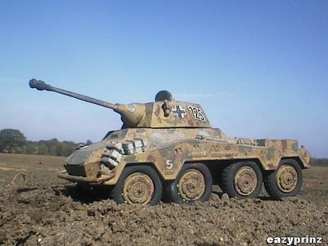 SdKfz 234/2 Puma (Matchbox 1/76)
