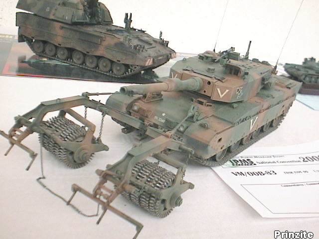 Type 90 tank with Mine Roller