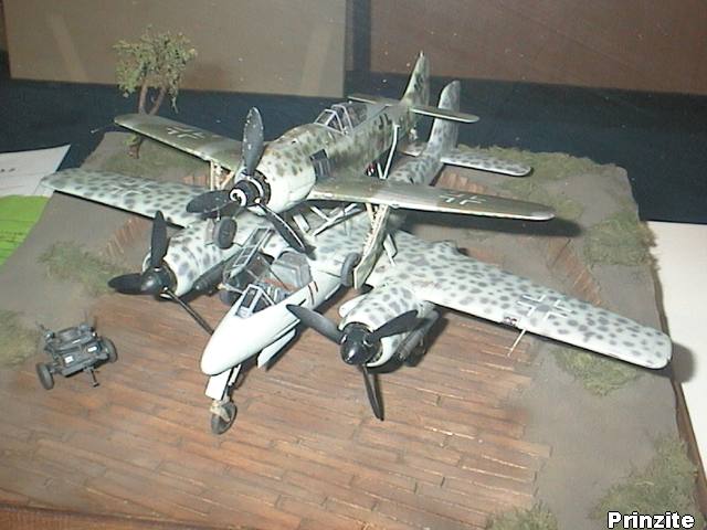 Mistel with Focke-Wulf Ta-154 & Focke-Wulf Fw-190